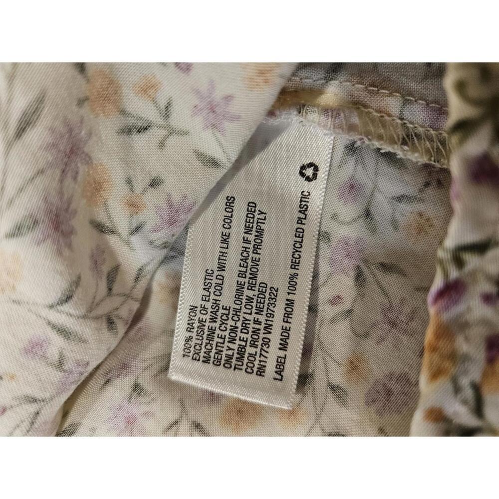 Wild Fable Floral Print Dress with Peter Pan Collar #74 - Picture 7 of 9